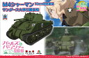 プラッツ ガールズ&パンツァー 劇場版 1/56 おてごろ模型戦車道 M4シャーマン 75mm砲搭載型 サンダース大学付属高校 GP56-3