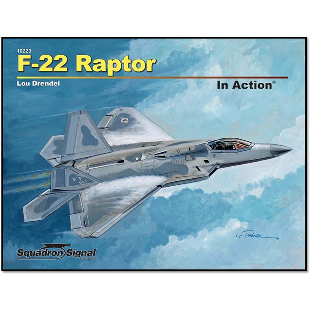 スコードロン シグナル 資料本 F-22 ラプター イン アクション(ソフトカバー版) SS10223