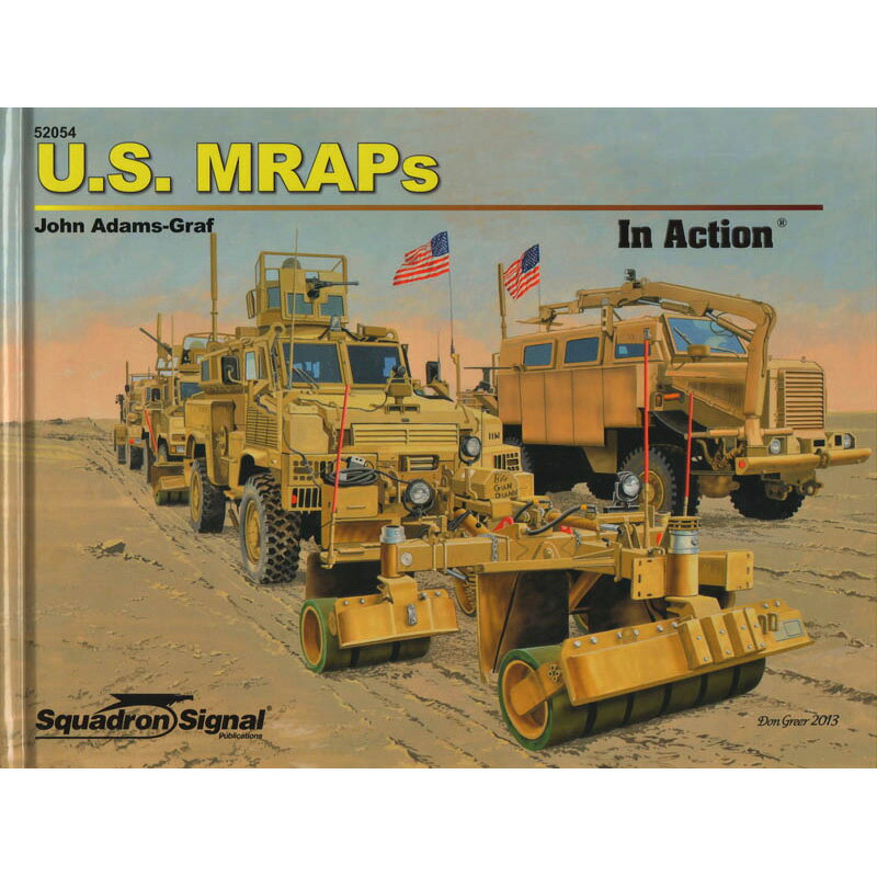 スコードロン シグナル 資料本 アメリカ MRAP (耐地雷 伏撃防護車両) イン アクション (ハードカバー版) SS52054