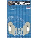 ファーボールエアロデザイン 1/48 アメリカ軍 F-4ファントムII用 インテイクデカール(ガルグレー) FAD48-033