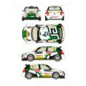 レーシングデカール43 1/24 シュコダ・ファビア S2000 #90 ラリー・フィンランド 2013 デカール RD24-012
