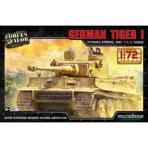 ウォルターソンズ 1/72 WW.II ドイツ軍 ティーガーI初期型 第504重戦車大隊 1943年 春 チュニジア プラモデル WS55001R