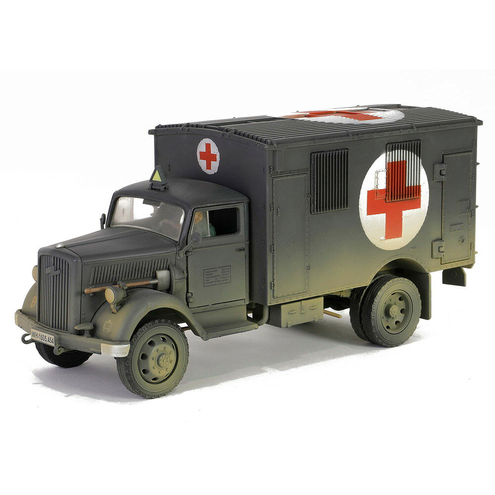 ウォルターソンズ 1/32 WW.II ドイツ軍 Kfz305 オペル ブリッツ 救急車両 グリーン 完成品 WS55723