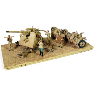 ウォルターソンズ 1/32 WW.II ドイツ軍 クルップ Flak 36 1942年6月 エル・アラメインの戦い 完成品 WS55726