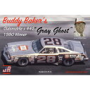 サルビノスJRモデルズ 1/25 NASCAR 1980 オールズモビル442 グレイ・ゴースト デイトナ500ウイナー #28 バディ・ベイカー BBO1980D