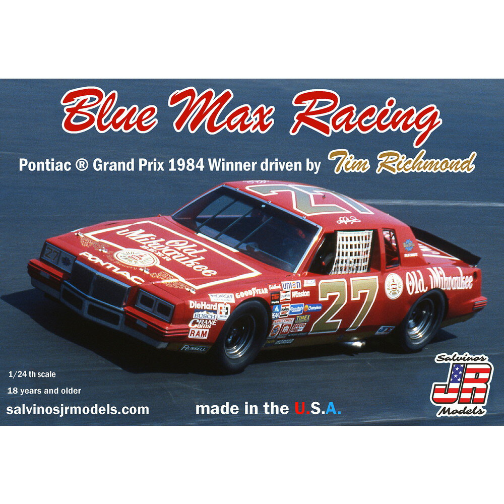 サルビノスJRモデルズ 1/24 NASCAR 1984 ポンティアック・グランプリ ＃27 　ティム・リッチモンド ウイナー BMGP1984NW