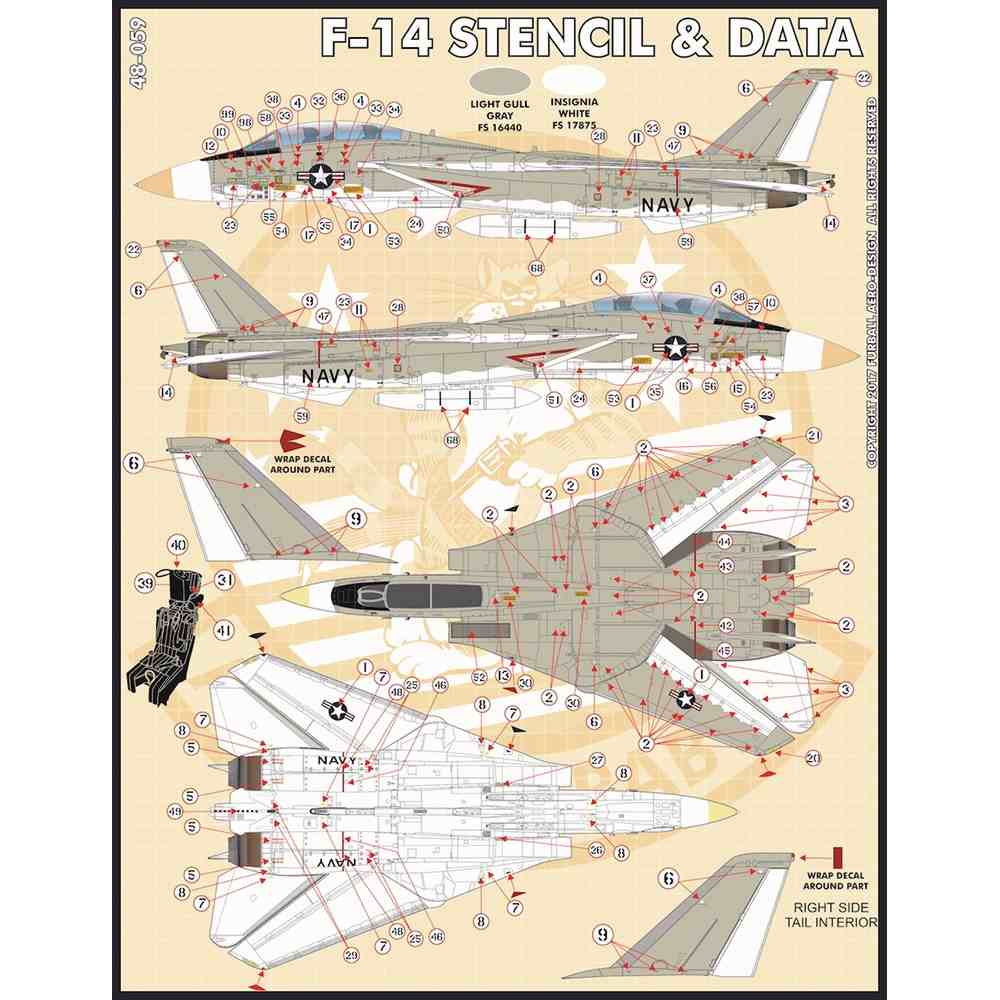 t@[{[GAfUC 1/48 AJCR F-14 R[V}[NZbg(2@) FAD48-059