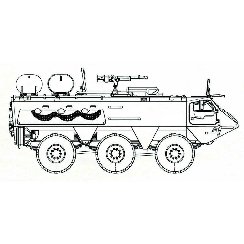 【実車について】 フィンランドのSisu社が開発した装甲車がxa-180です。 6輪駆動の装甲兵員輸送車で1982年に試作車が完成、1983年からフィンランと陸軍で運用がはじめられています。車体の全長は7.35m、乗員2名に戦闘室には10名の兵員を収容可能です。 エンジンはヴァルメット611直列6気筒液冷ターボチャージド・ディーゼルを搭載。236馬力で最大速度95km/hを発揮します。水上航行能力も持ち、スクリュー2個を装備して水上を約10km/hで航行も可能です。 武装は12.7mm重機関銃NSVTを1門を装備。多くの派生型も製作され、幅広い任務に活躍しています。フィンランド国防軍のみならず、NATO軍でも運用されているほか、国連のPKO、平和維持活動にも参加しているのです。 【商品について】 モデルはフィンランドのモデルメーカー、フィンミルモデルが開発した組み立てキットです。 自国車両を熱い情熱で再現したミリタリーモデラー向けのキットです。車体は上部と下部に分けて再現。車体上部は上面、側面、フロントなどに分割してモデル化。 上面にはハッチ類を別パーツで再現して立体感も十分です。ハッチ類は開閉を選択して組み立て可能。 また、車両のフロント部分は運転席を再現。ドライバーズシートやステアリングなども表現されています。 フロントウインドウ用の装甲もモデル化されています。車体下部は一体パーツ。リーフスプリングのサスペンションやショックアブソーバーが別パーツで再現されるほか、車体後部に装備される水上航行用のスクリューもしっかりとモデル化されています。 マーキングはNATO軍が運用している車両など、計3種のマーキングを収録。 【主な特徴】 ■1/72スケールでフィンランドの装輪装甲車、Sisu xa-180を再現 ■特徴あるスタイルをリアルにモデル化しています ■別パーツで再現されたハッチ類など各部のディテールもリアルにモデル化 ■タイヤは3分割で再現したプラスチック製で独特なトレッドパターンを表現