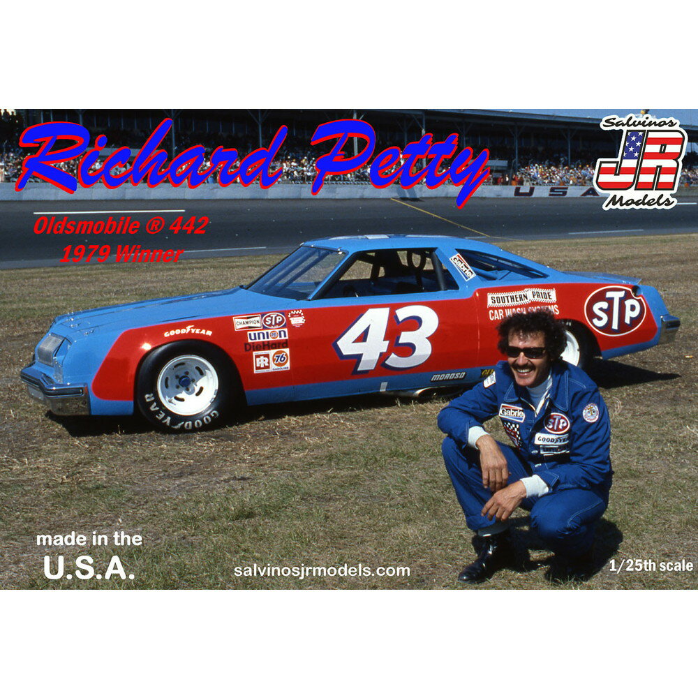 サルビノスJRモデルズ 1/25 NASCAR 1979 デイトナ500ウイナー オールズモビル442 #43 リチャード・ペティ RPO1979D