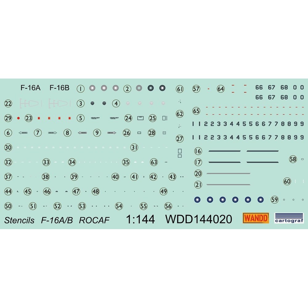 WandD Studio 1/144 ؖR F-16A/B XeVfJ[ WDD144020
