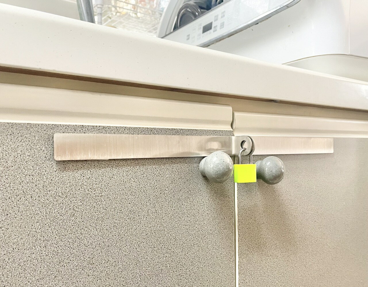 超強力両開き用ステンレス製鍵ロック(南京鍵セット)