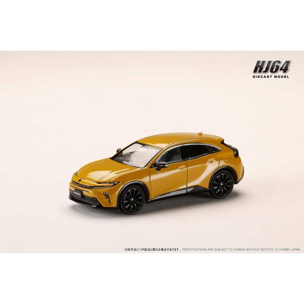 ■素材：ダイキャスト(亜鉛合金)/ABS /ホビージャパンの1/64ダイキャストシリーズ"HJ64"から1/64 トヨタ クラウンスポーツ Z 2.5L ハイブリッドの登場です。製品にはクリアケースと台座が付属しますのでコレクションに最適です。パッケージサイズ：約W120mm×D60mm×H50mmメーカー名：ホビージャパンスケール：1/64形態：完成品ミニカーメーカー型番：HJ641084AY商品コード：4981932077499▼商品登録日：2026年06月18日【発送について】・こちらの商品は在庫を保管している倉庫からの出荷となります。・通常ご注文確定日から2〜3営業日（土日祝日を除く）で発送いたします。・倉庫在庫品以外の商品と合わせてご注文いただいた場合は出荷元に商品をまとめるため通常よりお時間をいただきます。