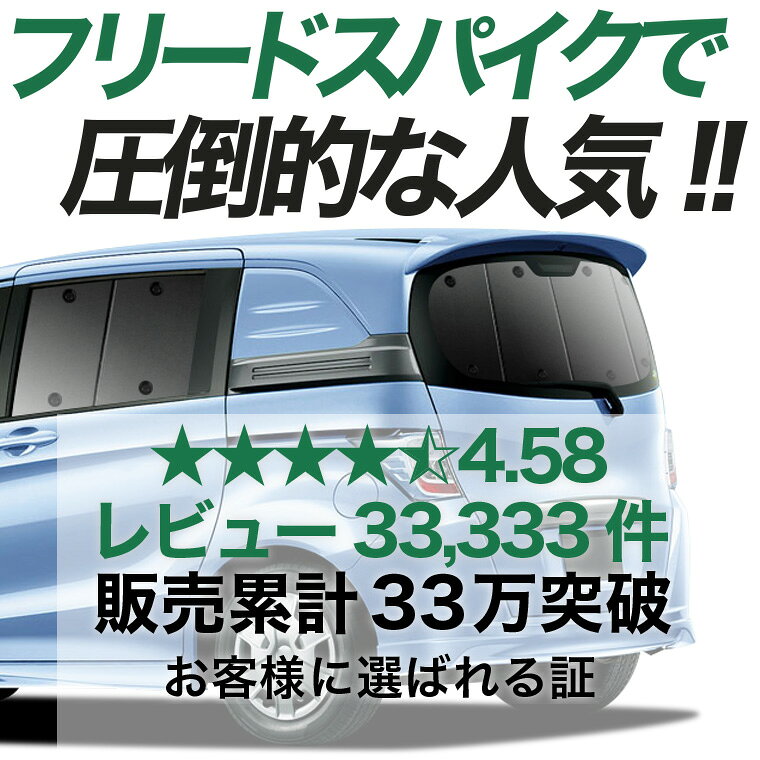 【楽天1位】最大全額1,000円引 フリード スパイク GB3/4系 対応 サンシェード カーテン 車中泊 グッズ リア GB3 GB4 GP3 型 車用カーテン サイド カーテン セット フロント カーテン セット 日除け 専用 【日本製】Lot No.01 hobbyman-10001646 趣味職人 サンプル画像3