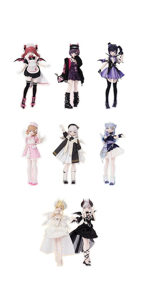 NEO EDEN TOYS 光闇の双生 シリーズ PVC&ABS&布&磁石製 トレーディングドール 6個入りBOX