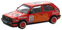 【2025年10月内発売予定】ジェネシスカンパニー (Genesis Company) POP RACE 1/64 ゴルフ GTI MkII - チーム デーモン トゥイークス BTCC 1988 完成品 PR640105|詳細画像