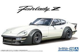 アオシマ ザ・モデルカー No.128 1/24 ニッサン S30 フェアレディZ エアロカスタム Ver.2 1975 プラモデル 模型 6101