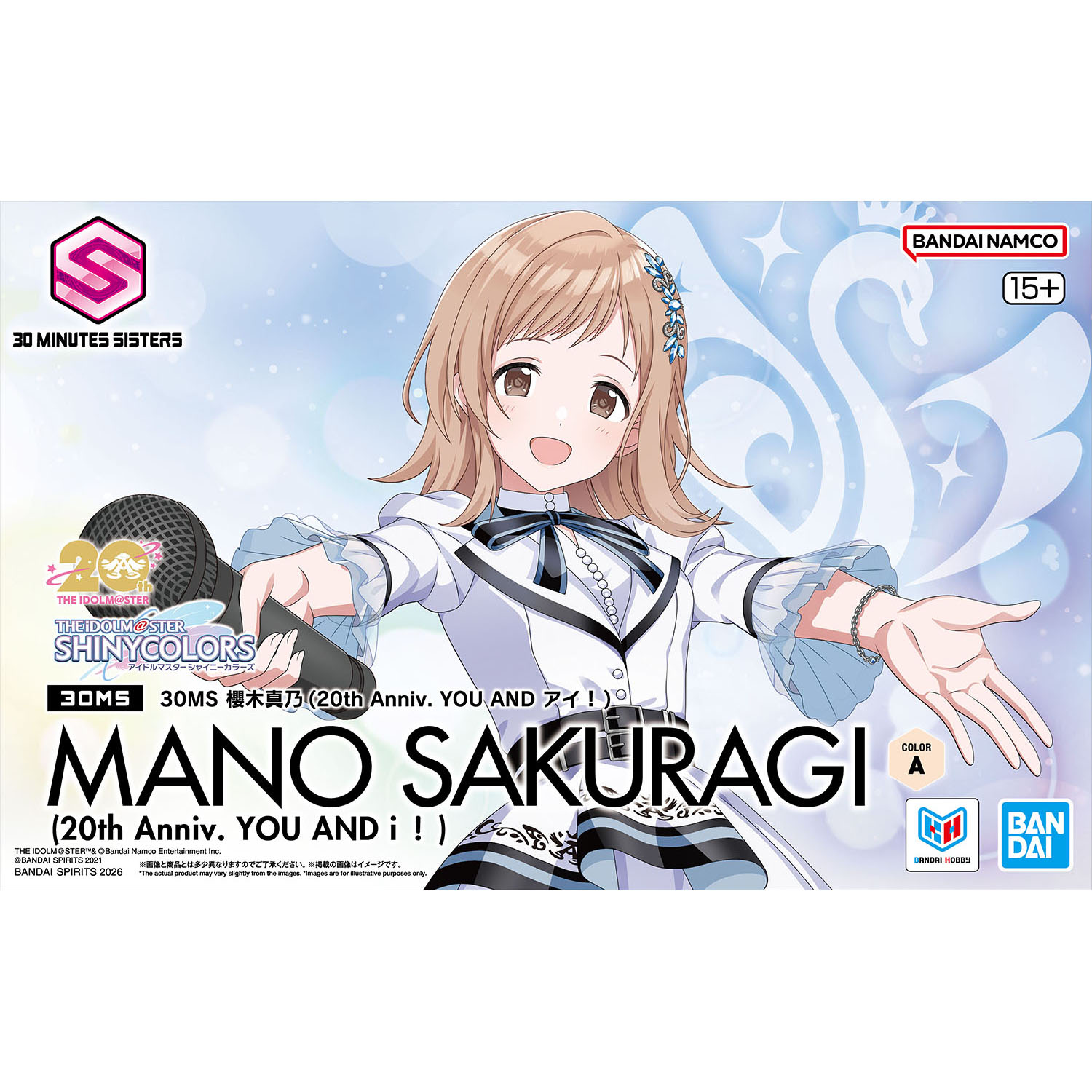 Rakuten - バンダイ スピリッツ 30MS 櫻木真乃 (20th Anniv. YOU AND アイ！) アイドルマスター シャイニーカラーズ 色分け済みプラモデル