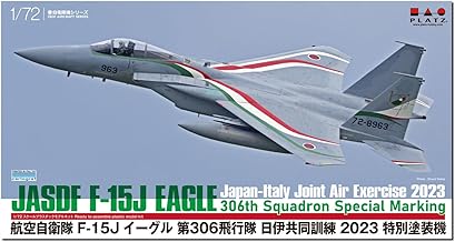 プラッツ 1/72 航空自衛隊 F-15J イーグル 第306飛行隊 日伊共同訓練 2023 特別塗装機 プラモデル AC-83