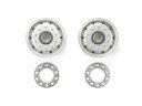 タミヤ ビッグトラック・オプション&スペアパーツ No.20 TROP.20 マットクロームセミワイドホイール(30mm幅タイヤ用) 56520 ラジコン RC