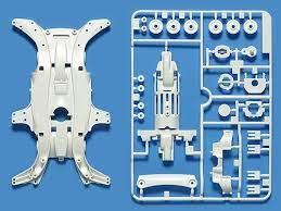 タミヤ ミニ四駆 MA強化シャーシセット ホワイト グレードアップパーツ 改造 95283