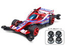 タミヤ 1/32 ミニ四駆特別企画商品 フレイムアスチュート 赤メタリック(カーボン強化ホイール) 95292
