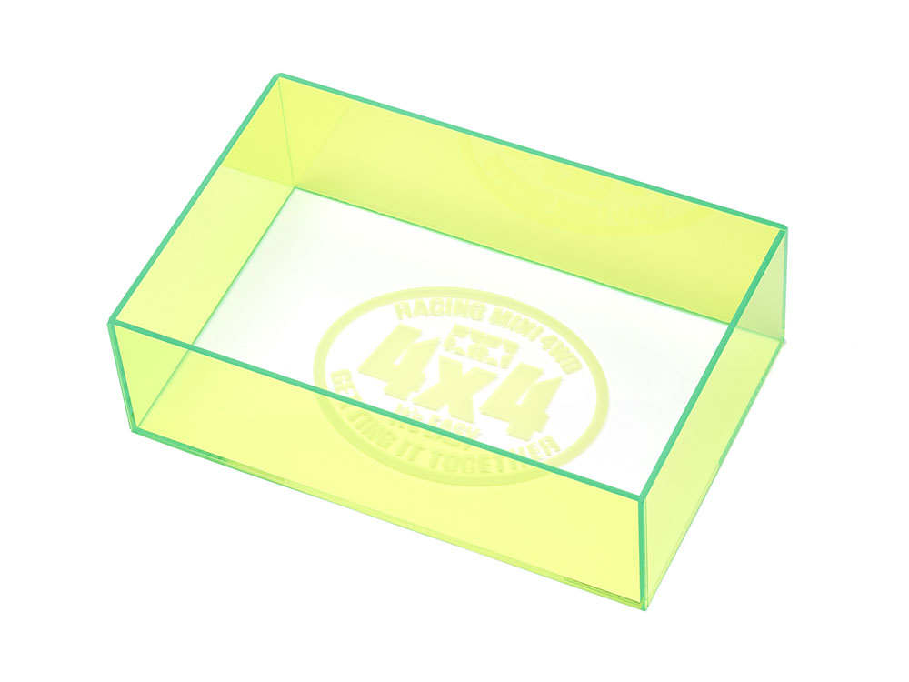 タミヤ ミニ四駆特別企画(パーツ) ミニ四駆 チェックボックス(全長・最大幅) ネオングリーン 95548