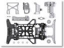 タミヤ ミニ四駆特別企画(パーツ) スーパーX カーボン入強化シャーシ (ブラック/グレイ) ミニ四駆 限定 94316