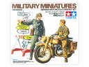 タミヤ 1/35 ミリタリーミニチュアシリーズ No.241 1/35 ドイツ軍用オートバイ 野戦伝令セット プラモデル 35241