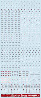 ガイアノーツ チョップデカールC4 (レッド) ベルテクス POOH`S MODELING WORKS(プーズモデリングワーク..