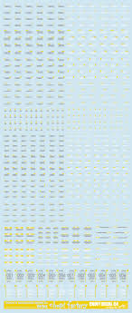 ガイアノーツ チョップデカールC4 (イエロー) ベルテクス POOH`S MODELING WORKS(プーズモデリングワー..