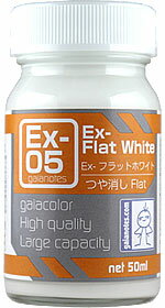 ガイアノーツ 30015 Ex-05 Ex-フラットホワイト 50ml プラモデル塗料