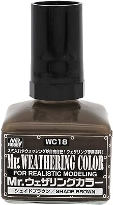 GSIクレオス Mr.ウェザリングカラ－ シェイドブラウン 40ml 模型用塗料 WC18 クレオス 塗料