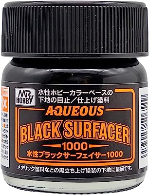 GSIクレオス 水性ブラックサーフェイサー1000 ホビー用