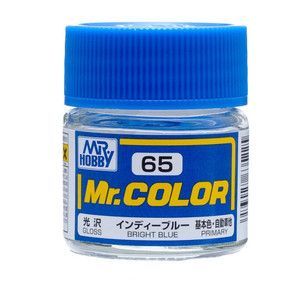 HOBBYONE キャンプ アウトドア用品のGSIクレオス Mr.カラー インディーブルー C65 クレオス 塗料｜アングル2