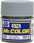 GSIクレオス Mr.カラー 飛行機模型用カラー レドームグレー 半光沢 10ml 模型用塗料 C376 クレオス 塗料