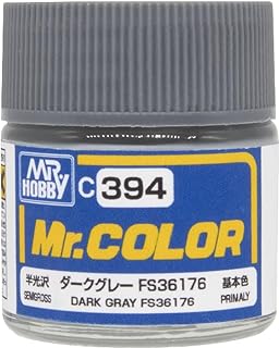 GSIクレオス Mr.カラー 飛行機模型用カラー ダークグレーFS36176 半光沢 10ml 模型用塗料 C394 クレオス 塗料