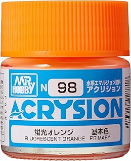 GSIクレオス アクリジョンカラー 蛍光オレンジ 蛍光 10ml 模型用塗料 N98