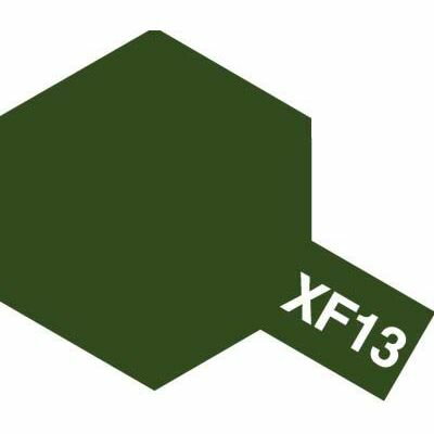 Rakuten - タミヤ アクリルミニ(つや消し) XF-13 濃緑色 81713