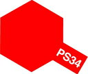 タミヤ ポリカーボスプレー PS-34 ブライトレッド 86034