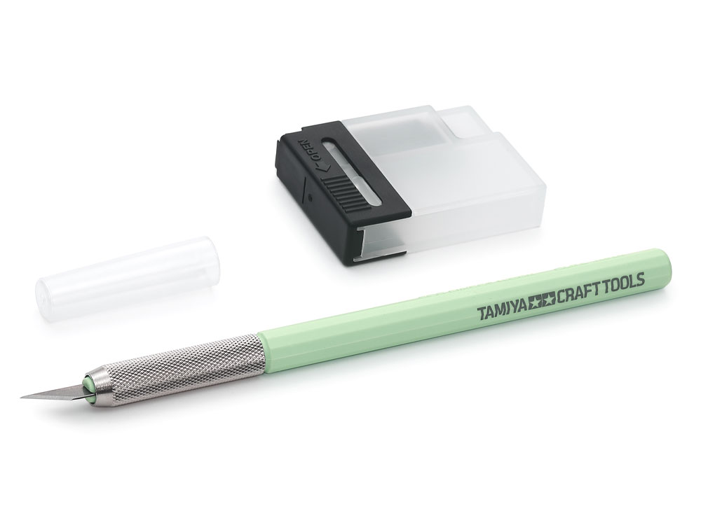 タミヤ ニッパー・カッター類（その他特別企画） No.47 モデラーズナイフ　(ミントグリーン) 69947