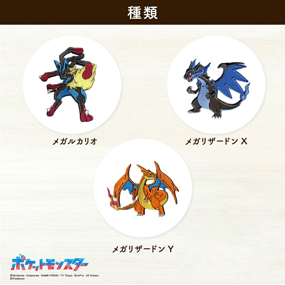ポケットモンスタービッグワッペン