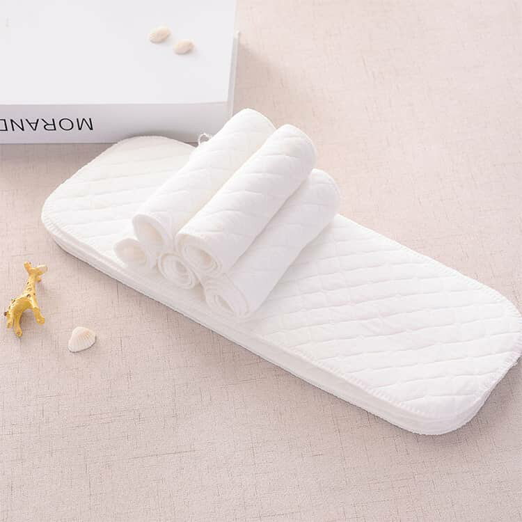 綿 6層 6層 安心の吸収力 32×12cm エコ育児 成形布おむつ 46×17cm 布オムツ 成形布...