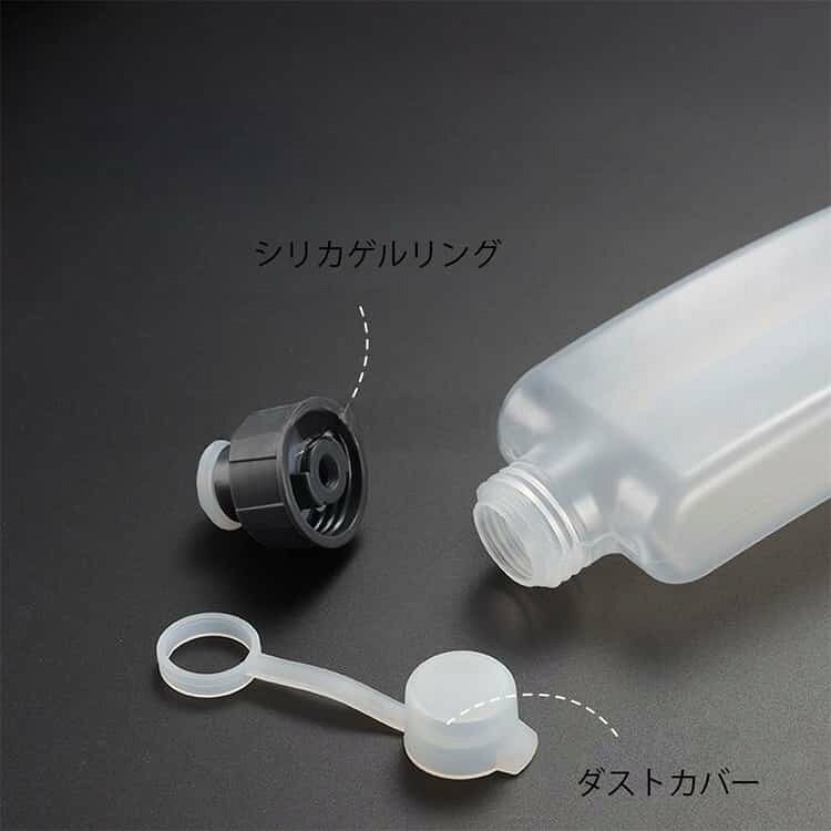ホビールートのマラソン 330ml 180ml 水漏れ防止 給水ボトル カーブ型 ランニングボトル コンパクト ランニング 登山 給水筒 ランニングボトル ランニングポーチ対応 BPAフリー 350ml 握りやすい 逆さでも漏れない ダストカバー付き スポーツボトル 携帯用 送料無料 ランニングポーチ用｜アングル3