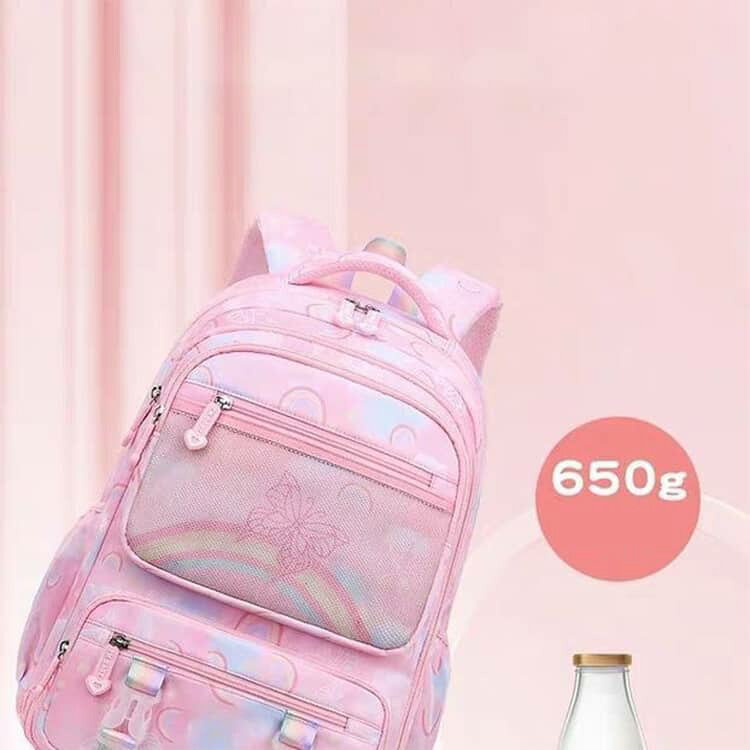 ホビールートのキッズバック 遠足 リュック リュックサック 大容量 キッズ 通学リュック 子供 リュック バックパック 入学祝い 女の子 A4教科書 キッズリュック 防水 塾バッグ 通学 入園 入学 男女兼用 軽量 肩ベルト調節 背面クッション｜アングル3