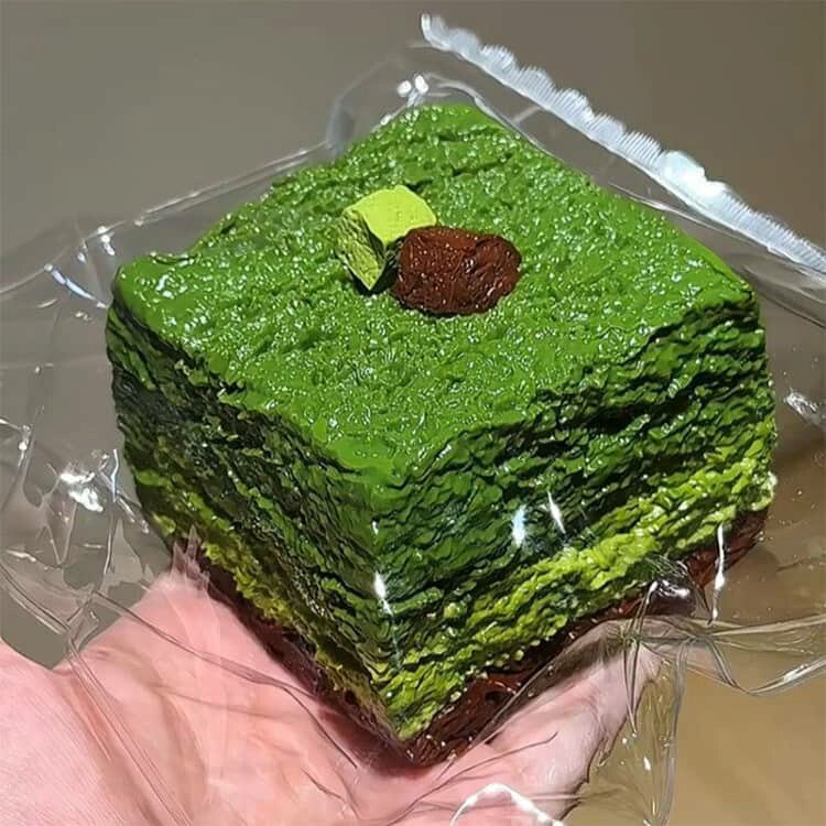 スクイーズ 抹茶 パン 感覚トレーニング スクイーズ 水感スクイーズ 抹茶トースト おもちゃ ふわふわ 高伸縮 スクイーズ 両用 ぷにぷに弾力 低反発ソフト 子供 癒し 大人 ストレス解消 ケーキ プレゼント 袋付き パーティー クリスマス hobbyroute-10012305 ホビールート サンプル画像3