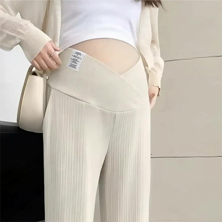 ワイドパンツ ウエストゴム パンツ 落ち感 マタニティパンツ 接触冷感 ゆったり ひ...