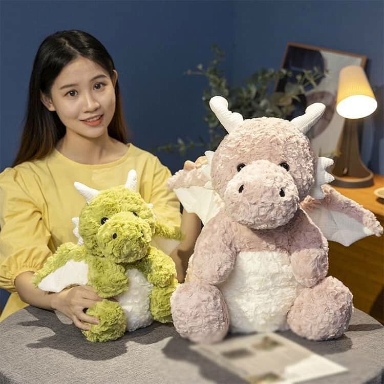 ふわふわ ぬいぐるみ 赤ちゃん 秋冬用あった抱き枕 ドラゴン 龍 洗える ぬいぐるみ...