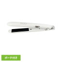 【10%OFF!】 ヘアアイロン 前髪 ストレートアイロン 国内・海外使用 USB給電式 ミニヘアアイロン ストレート 耐熱ポーチ付き ホワイト TD-22カシ...