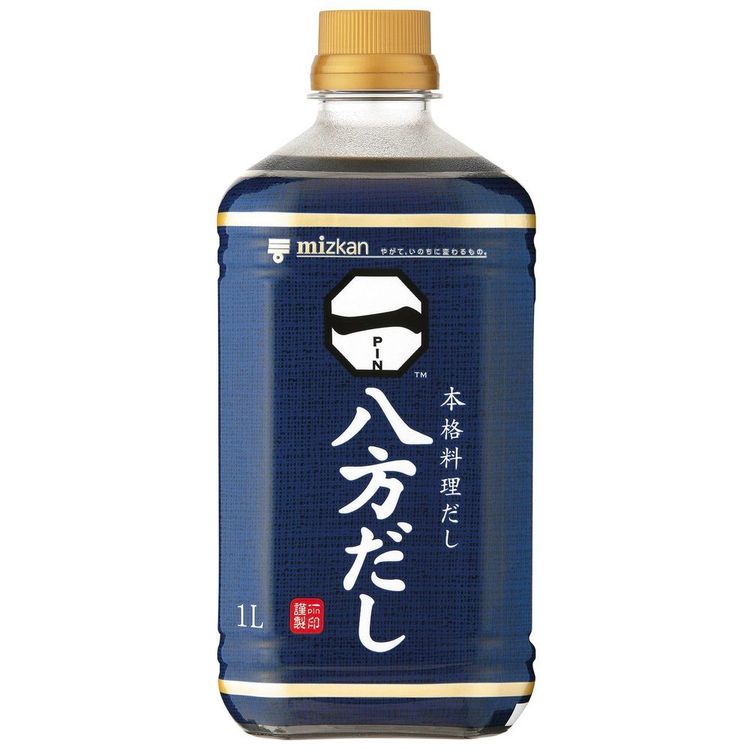だし かつお 調味料 和食 八方だし 1L 64793つゆ めんつゆ 調味料 大容量 だし うどん 濃縮 簡単 健康 Mizkan ミツカン