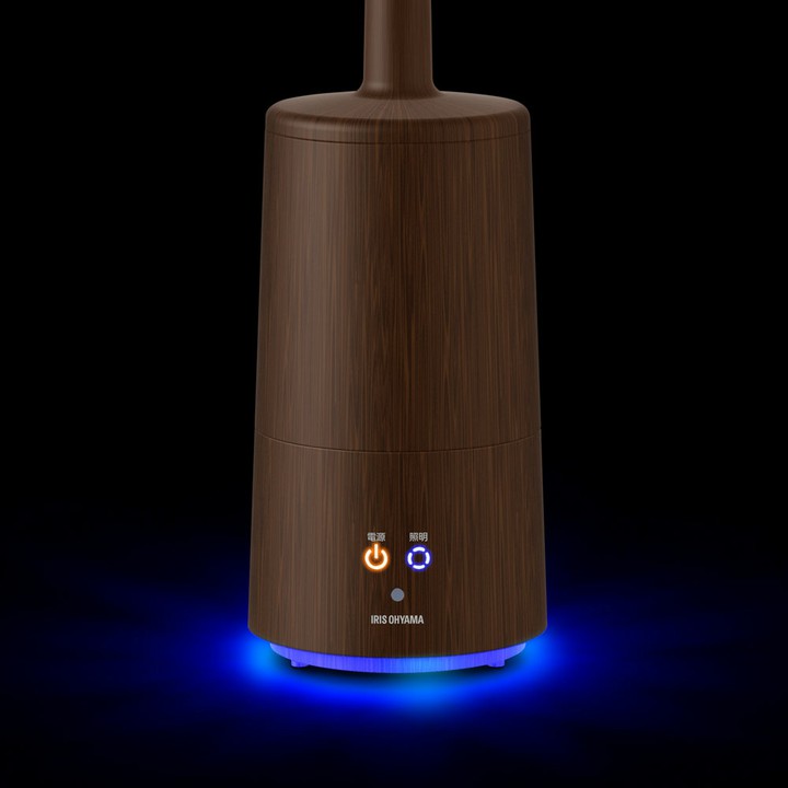 ◇250円OFFクーポン対象◇加湿器 超音波式加湿器 アイリスオーヤマ チムニー型 ブラウン 木目調 加湿器 超音波 おしゃれ [cpir] iriscoupon